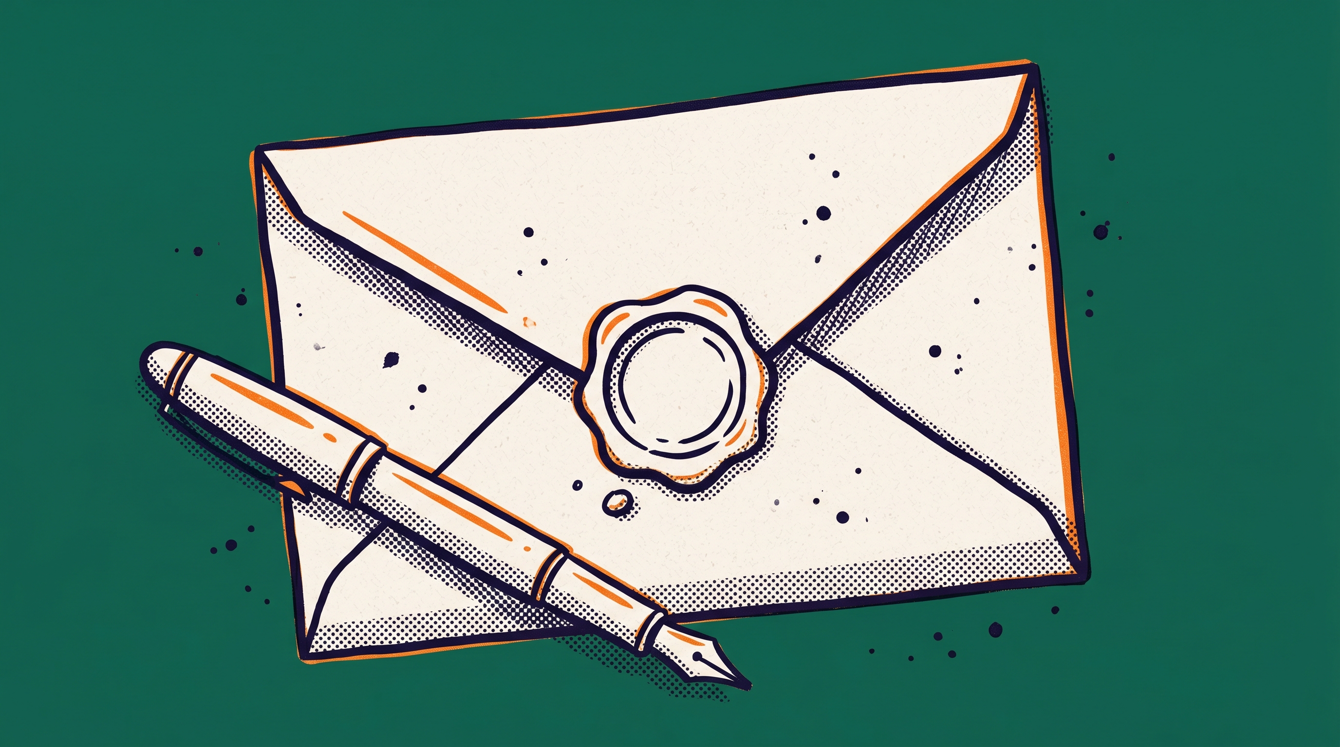 Wax-sealed expert letter envelope beside a fountain pen — EB1A independent expert opinion letter requirements for extraordinary ability