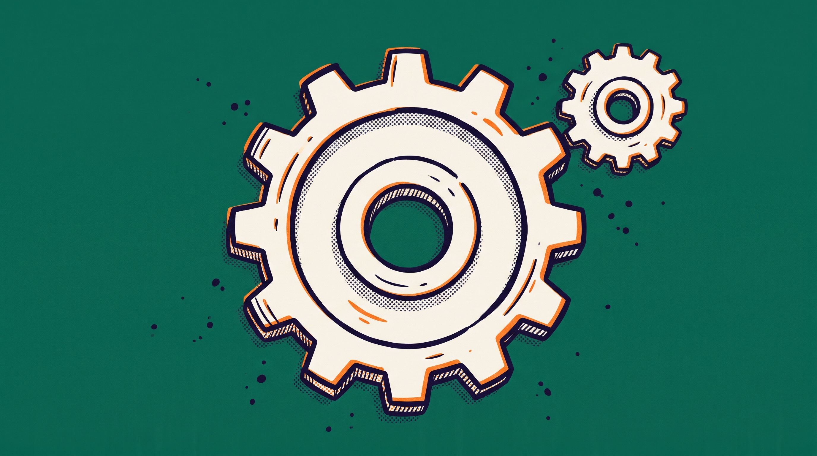 Gear and cog representing the Criterion 8 critical role in a distinguished organization
