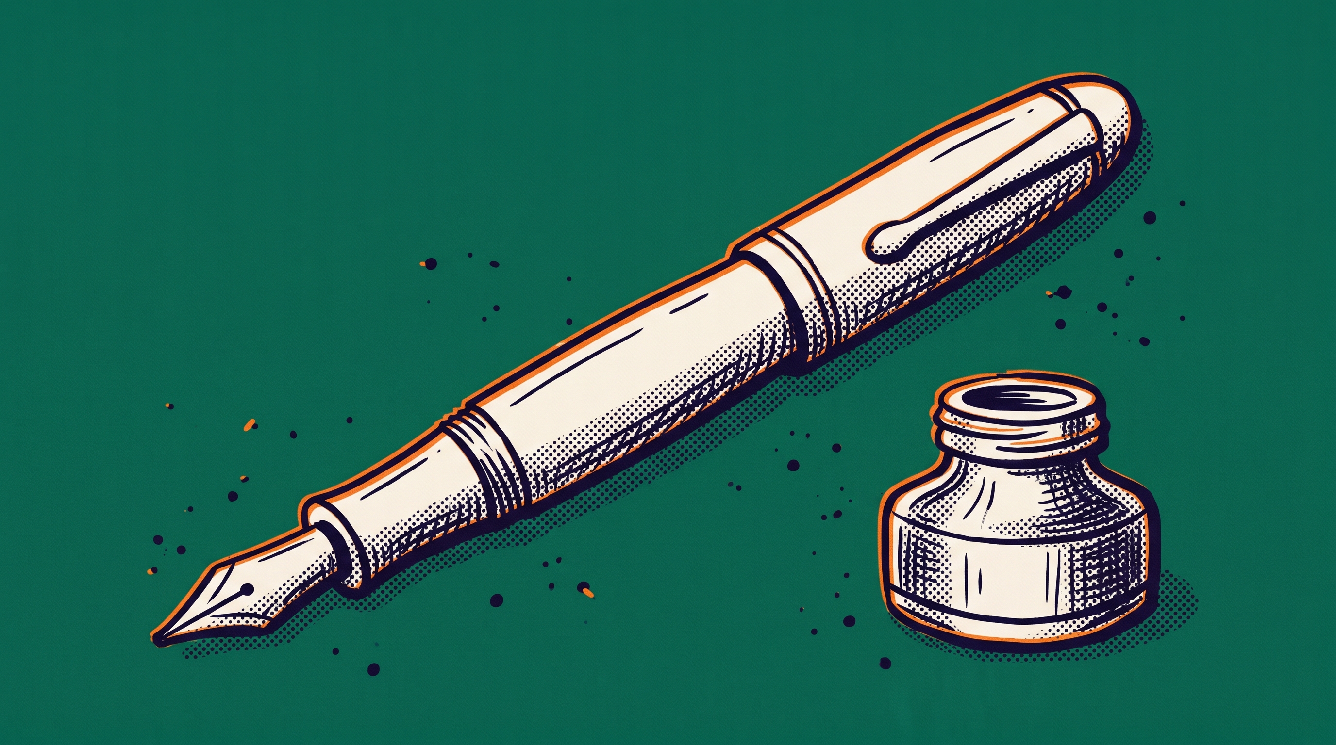 Fountain pen representing the attorney briefing and expert letter drafting process for EB1A petitions