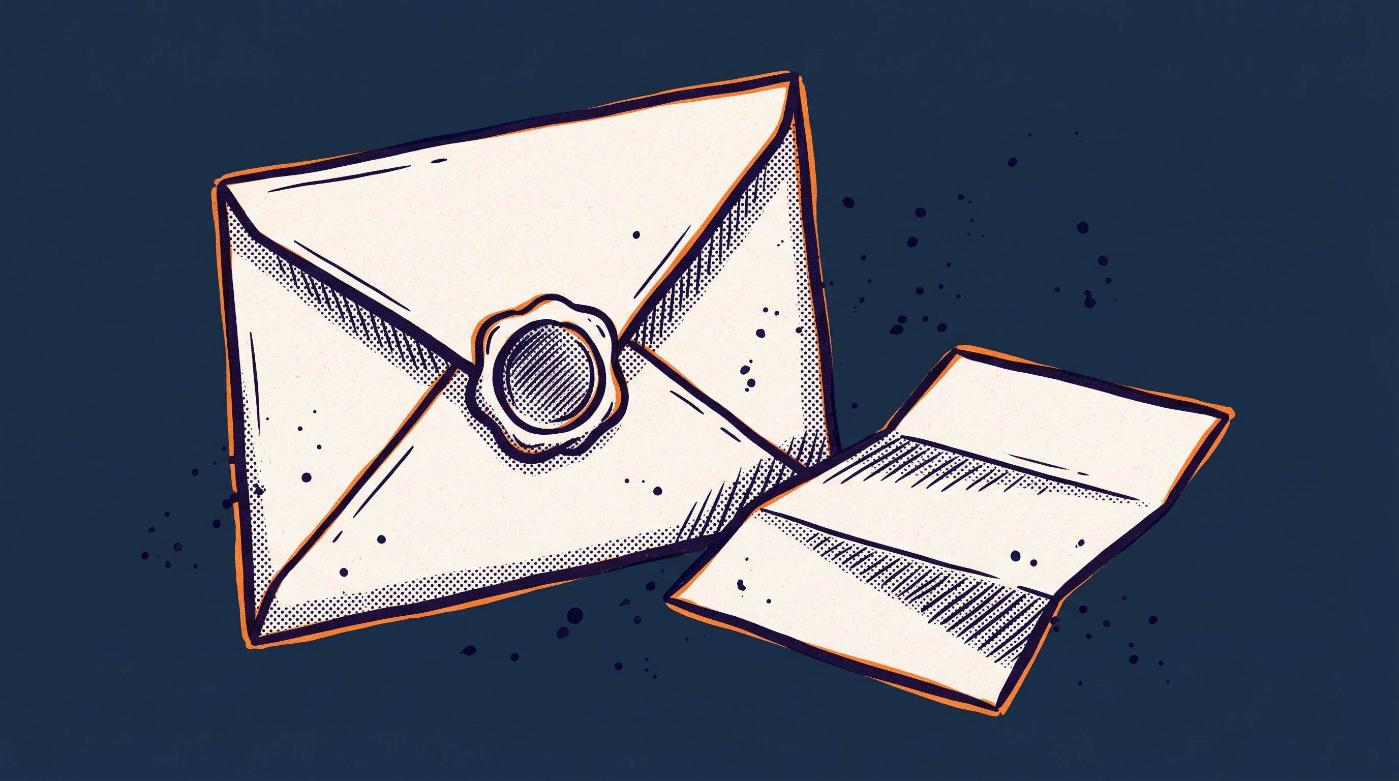 Formal wax-sealed envelope representing expert recommendation letters for EB1A extraordinary ability petitions