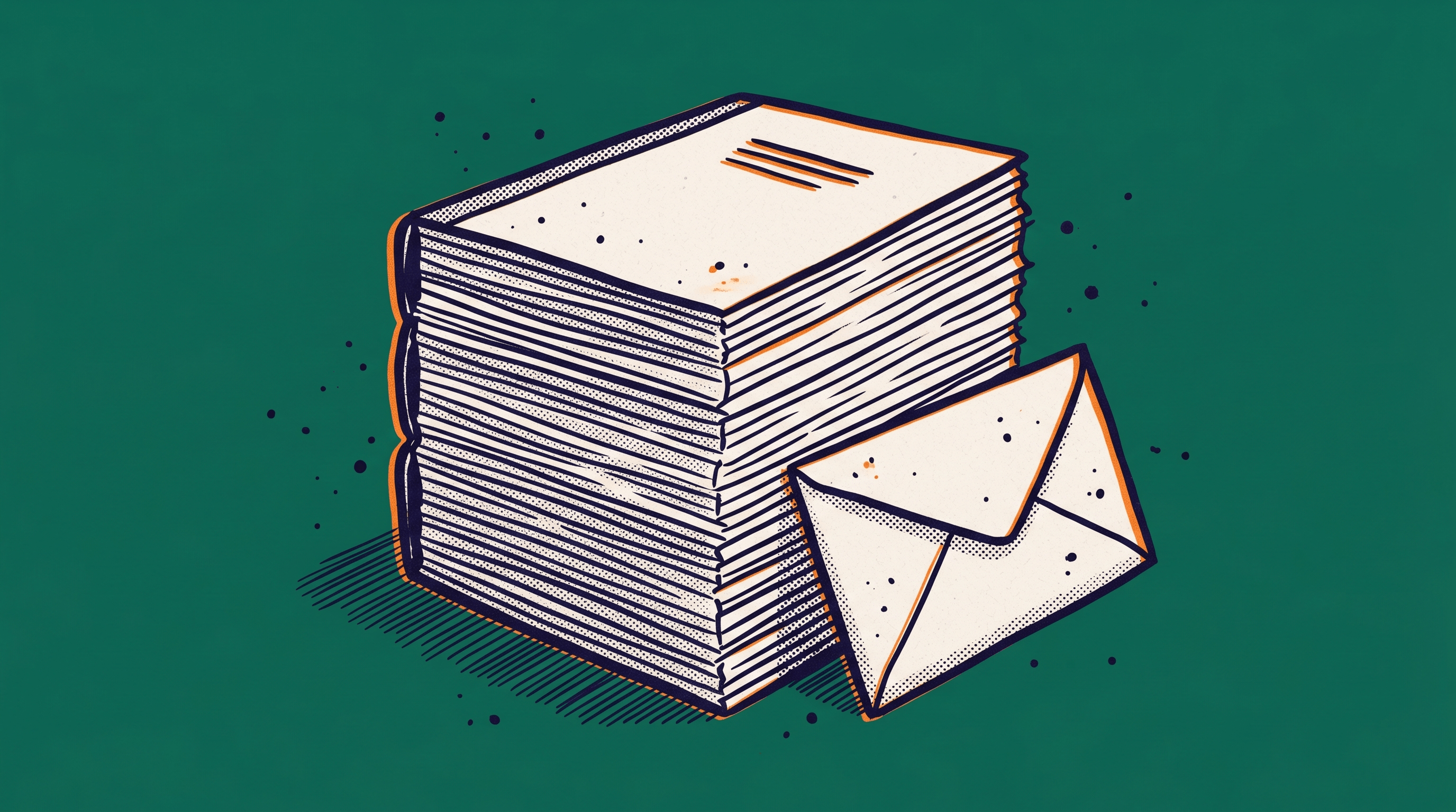 Neat stack of organized petition documents representing a completed EB1A RFE response package ready for submission
