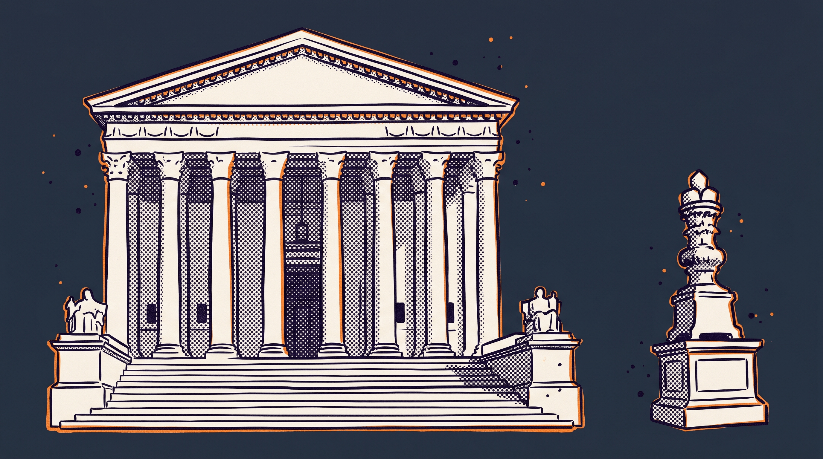 Neoclassical government building facade representing USCIS as the adjudicating institution for EB1A extraordinary ability petitions