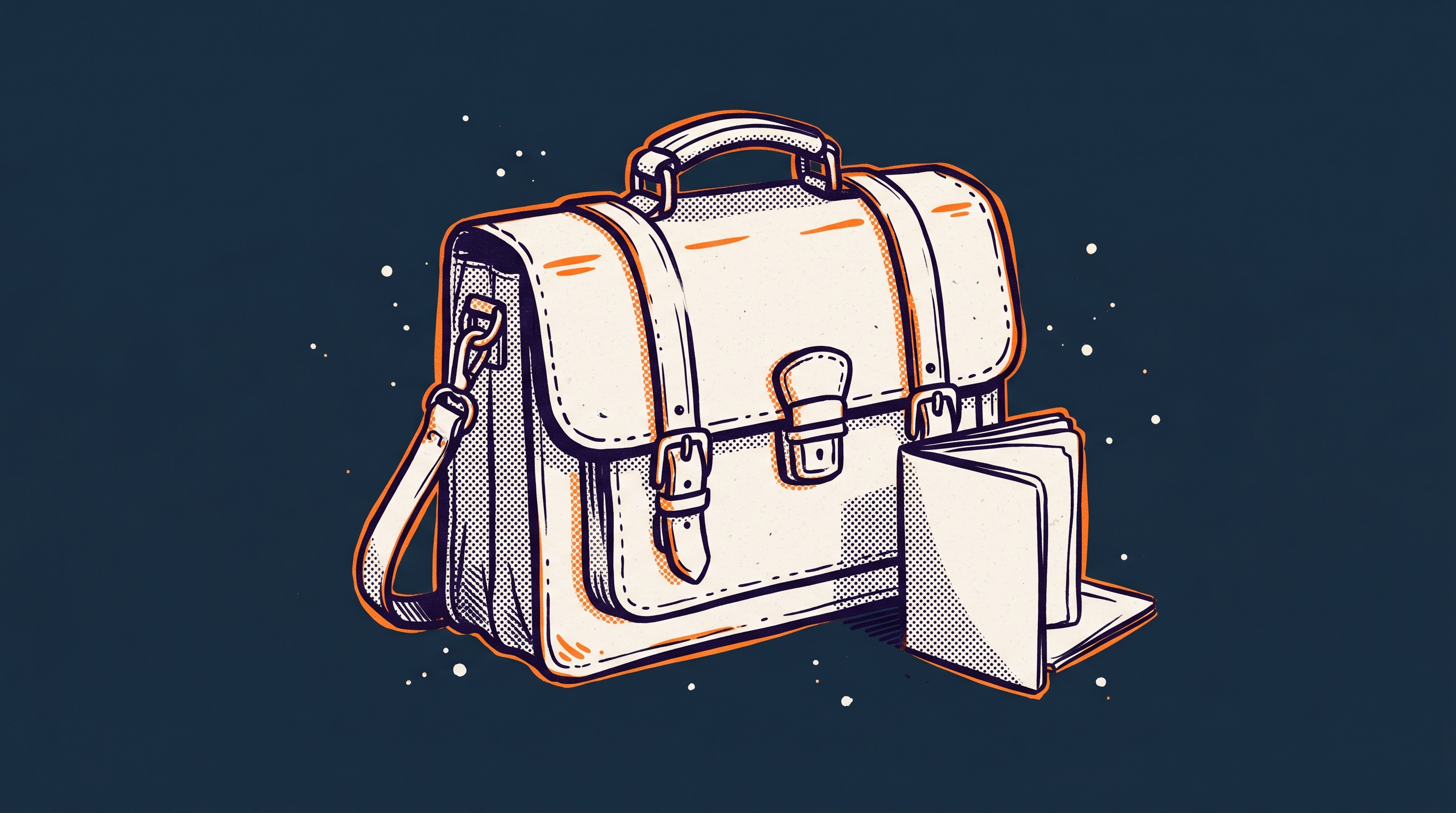 Travel briefcase with passport representing B-2 tourist visa and ESTA visitor adjustment of status under PM-602-0199
