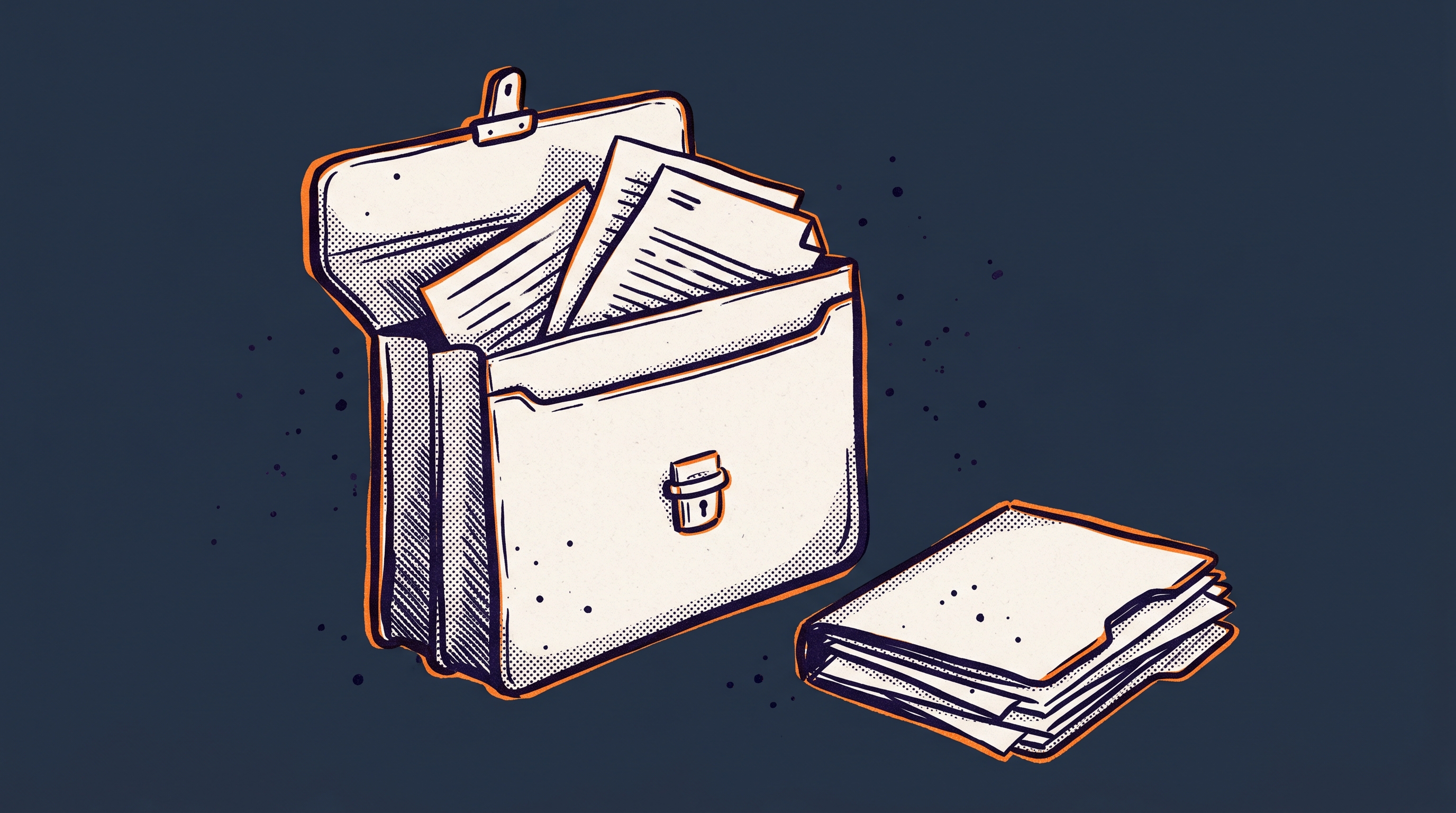 Attorney briefcase with documents — USCIS PM-602-0199 practitioner action items